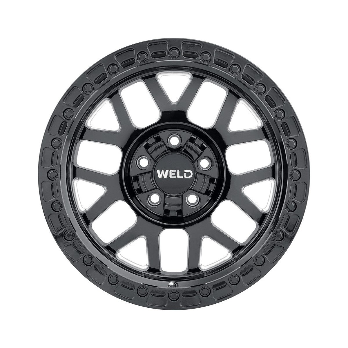 Weld W10579026500 Cinch W105 Wheel 17x9 5x114.3 ET0 BS5 Gloss Black MIL