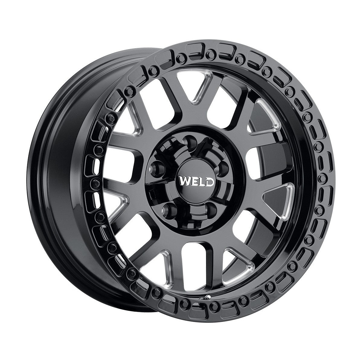 Weld W10579026500 Cinch W105 Wheel 17x9 5x114.3 ET0 BS5 Gloss Black MIL