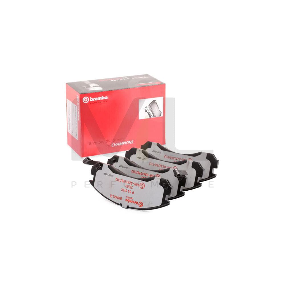 Brembo P 54 017X Brake Pad Set With Acoustic Wear Warning | ML Performance Car Parts