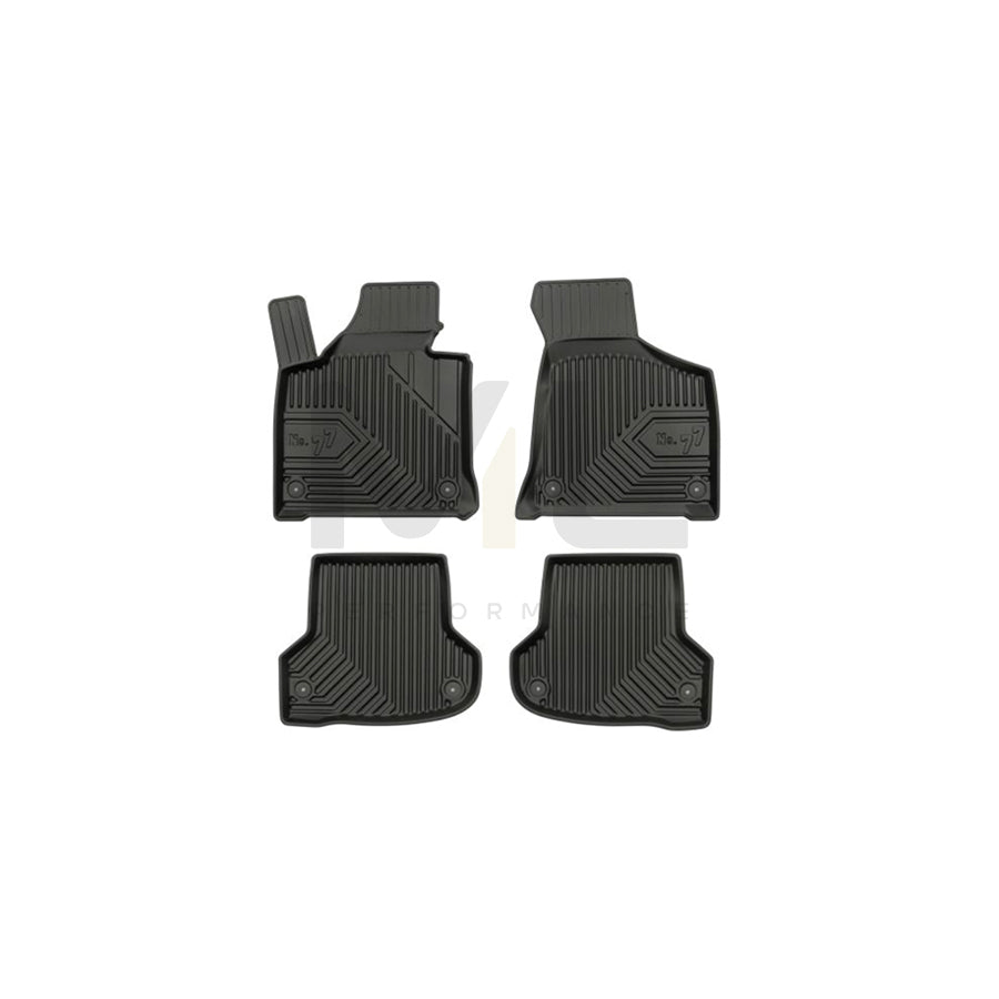 FROGUM Tailored 77409040 Floor mat set for AUDI A3 Hatchback (8P1) Elastomer, Front and Rear, Quantity: 4, Black | ML Performance Car Parts