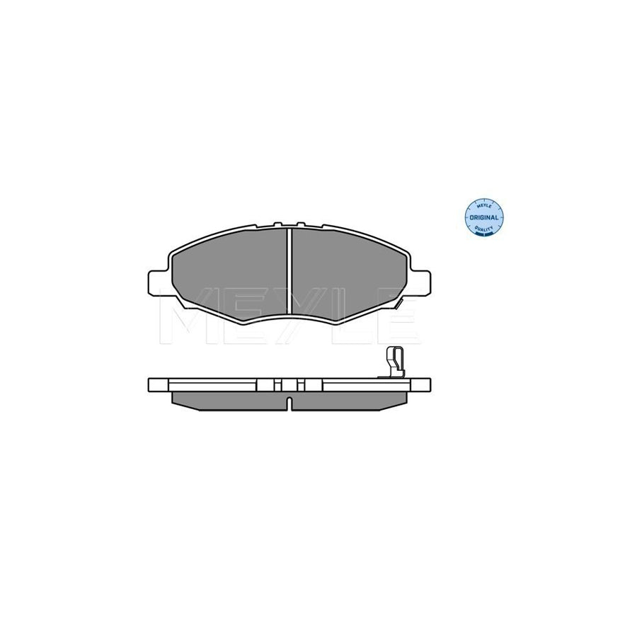 Meyle 025 245 2316/W Brake Pad Set For Toyota Hilux Pick-Up