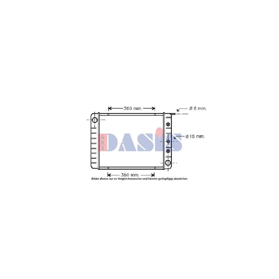 AKS Dasis 220170N Engine Radiator | ML Performance UK