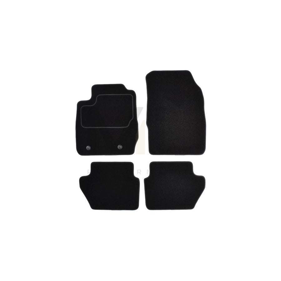 MAMMOOTH A041 FOR23 PRM 01 Floor mat set for FORD Ecosport Mk2 Textile, Front and Rear, Quantity: 4, Black | ML Performance Car Parts