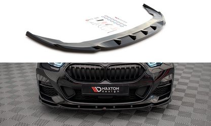 Maxton Design BM-2-44-MPACK-FD1T Front Splitter V.1 BMW Series 2 Gran Coupe M-Pack / M235i F44 | ML Performance UK Car Parts