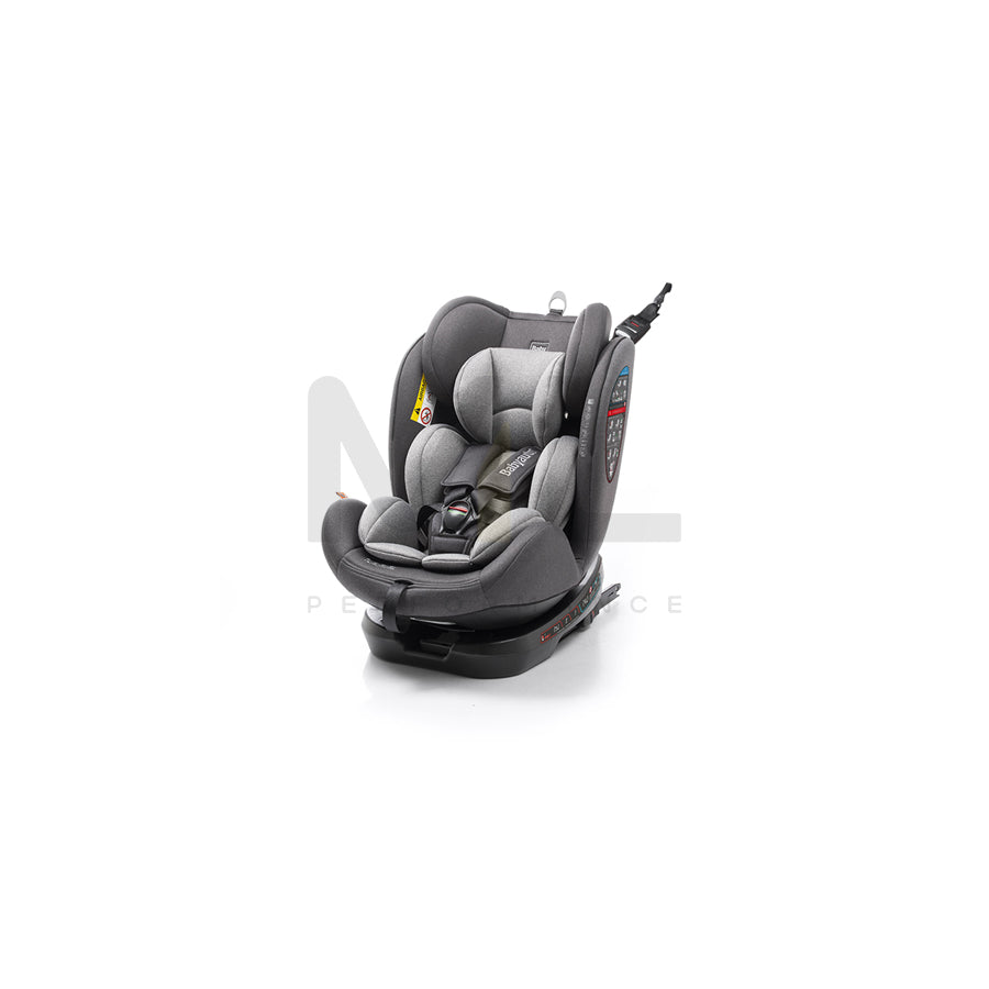 Babyauto 8435593701232 Child car seat with Isofix, Group 0+ / 1 / 2 / 3, 0-36 kg, 5-point harness, Grey, multi-group, Rearward-facing, rotating | ML Performance Car Parts