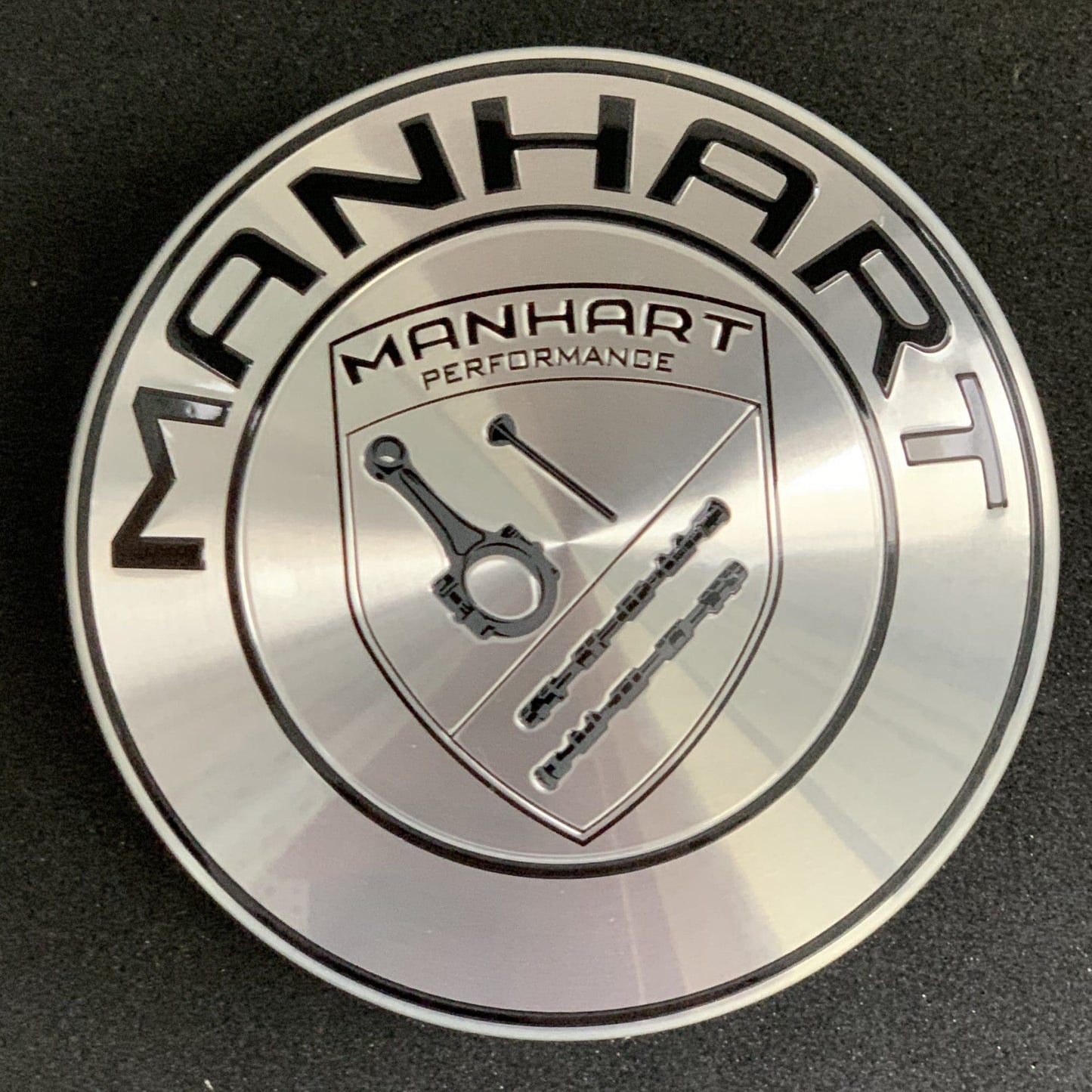 MANHART MHR01-CR HUB COVER SET SILVER