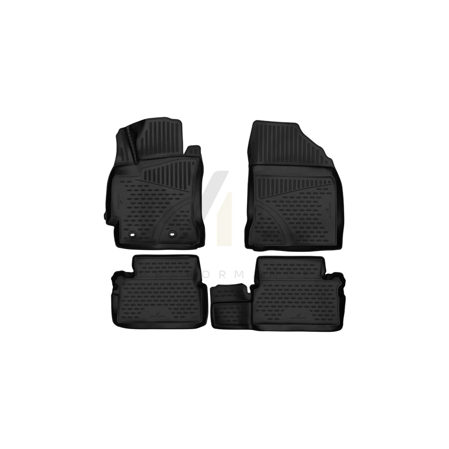 WALSER Tailored, XTR 75120 Floor mat set Front and Rear | ML Performance Car Parts