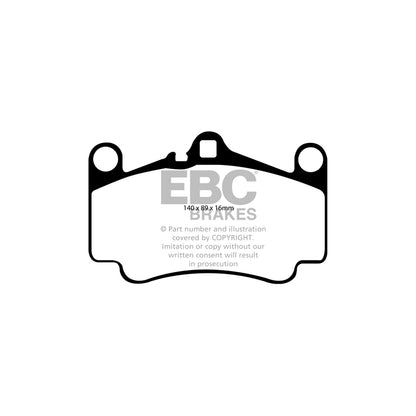 EBC PLK1074 Porsche 911 (996) Yellowstuff Pads and Brake Line Performance Pack - Brembo Caliper 2 | ML Performance UK Car Parts