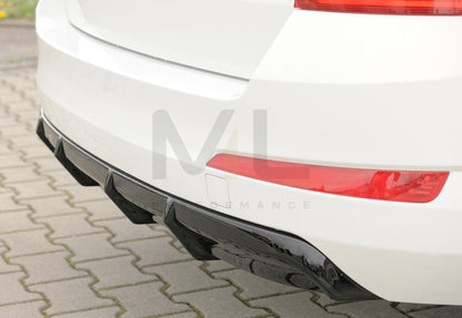 Rieger 00088109 Skoda 5E Octavia Rear Diffuser 3 | ML Performance UK Car Parts