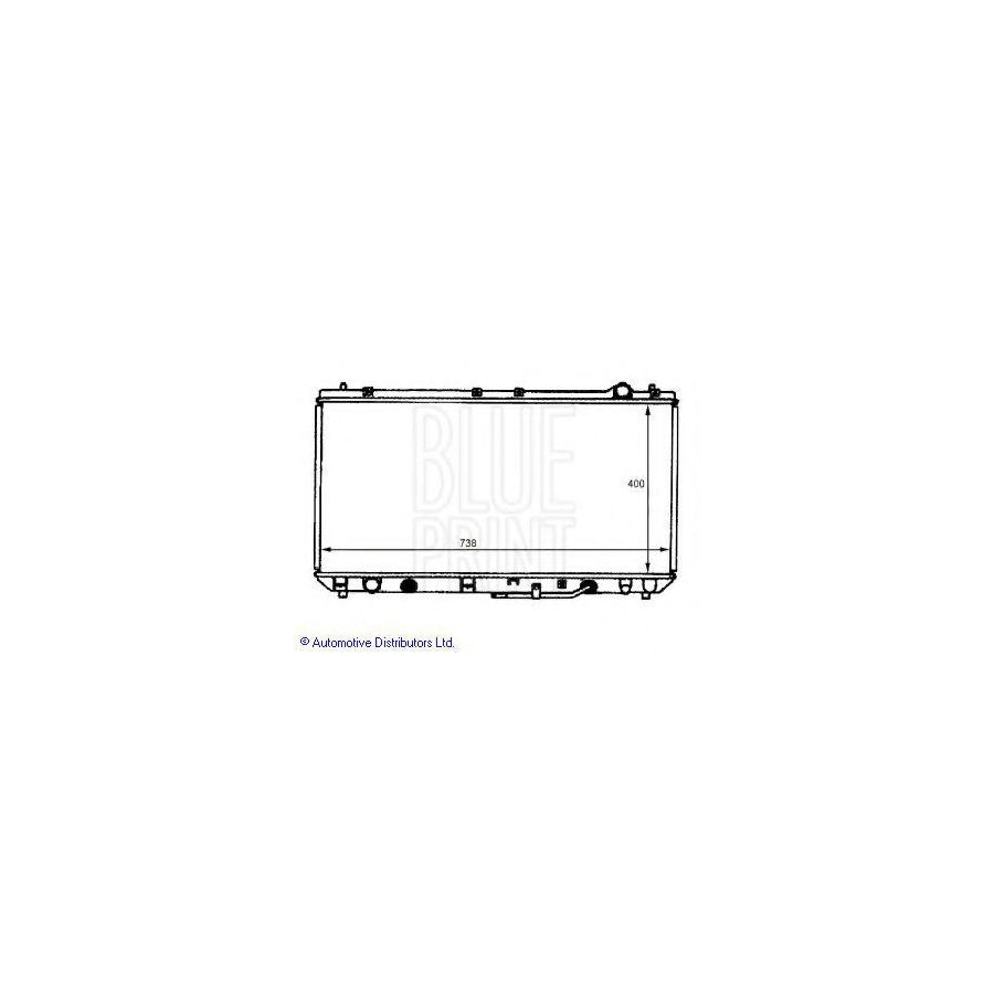 Blue Print ADT39849 Engine Radiator For Toyota Camry