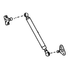 Genuine Lexus 68950-49205 RX Phase 2 O/S Boot Strut