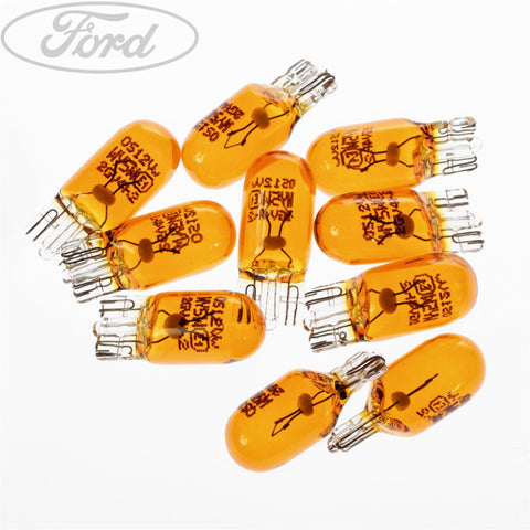 GENUINE FORD 4739790 FLASHER INDICATOR BULB WY5W AMBER 5W | ML Performance UK