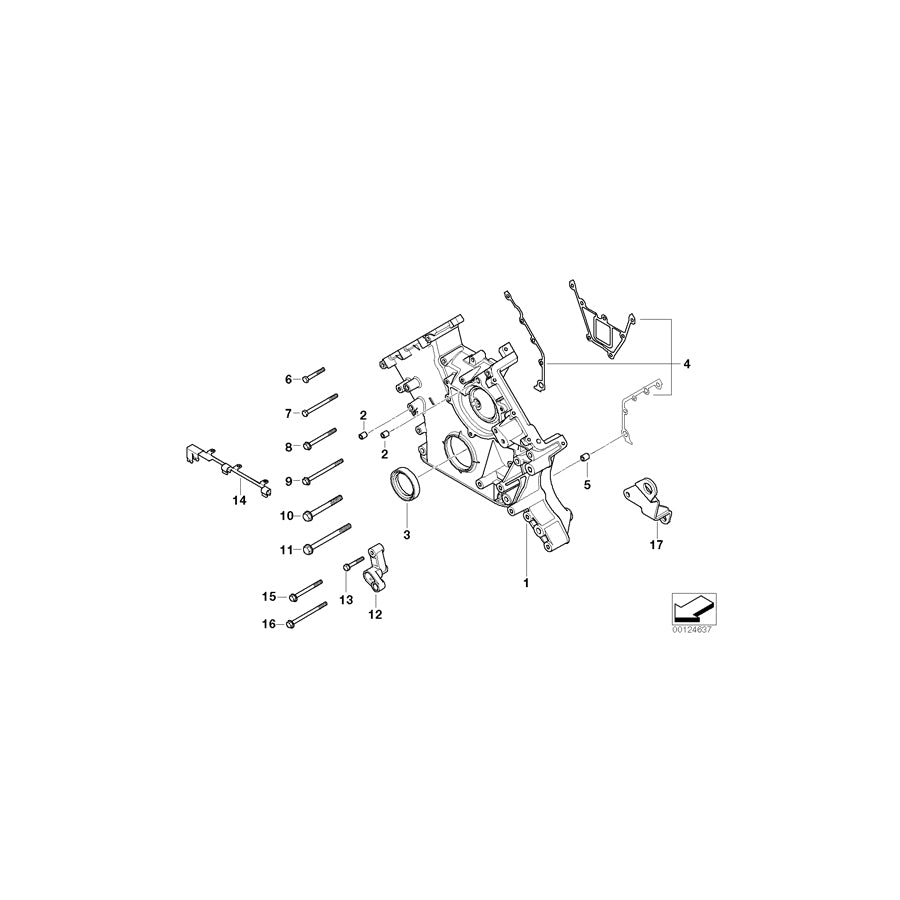 Genuine BMW 11148025819 E52 Holder (Inc. ALPINA V8) | ML Performance UK Car Parts