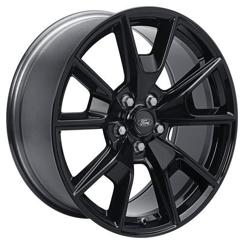 GENUINE FORD 2172549 x4 SET OF 4 MUSTANG ALLOY WHEEL 19" FRONT, 5-SPOKE Y DESIGN, BLACK SHADOW EDITION, 2015 - 2018 | ML Performance UK