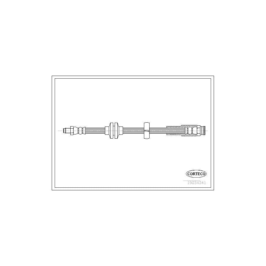 Corteco 19034341 Brake Hose | ML Performance UK