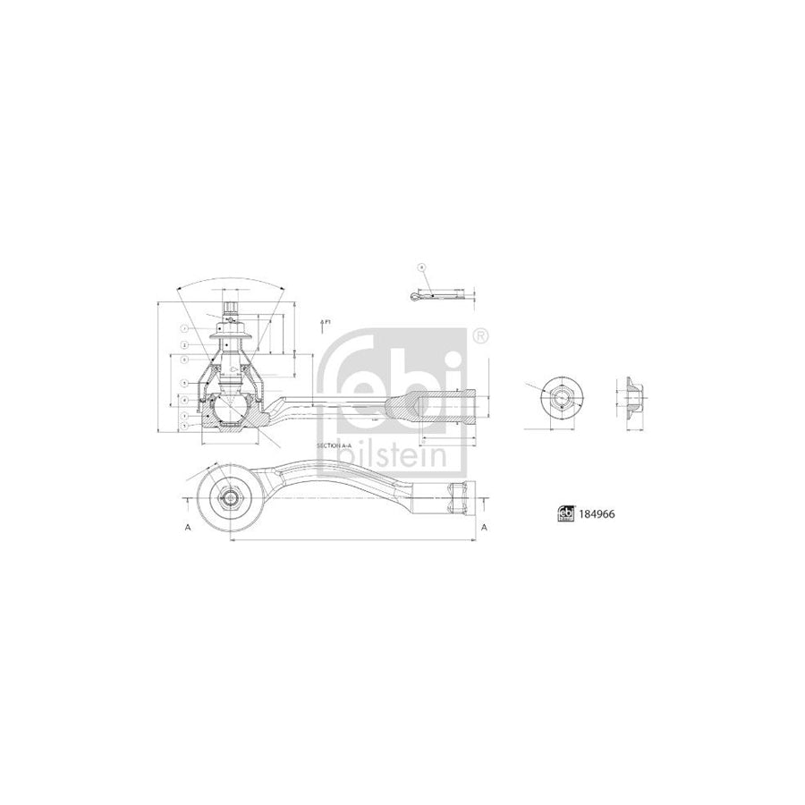 Febi Bilstein 184966 Track Rod End