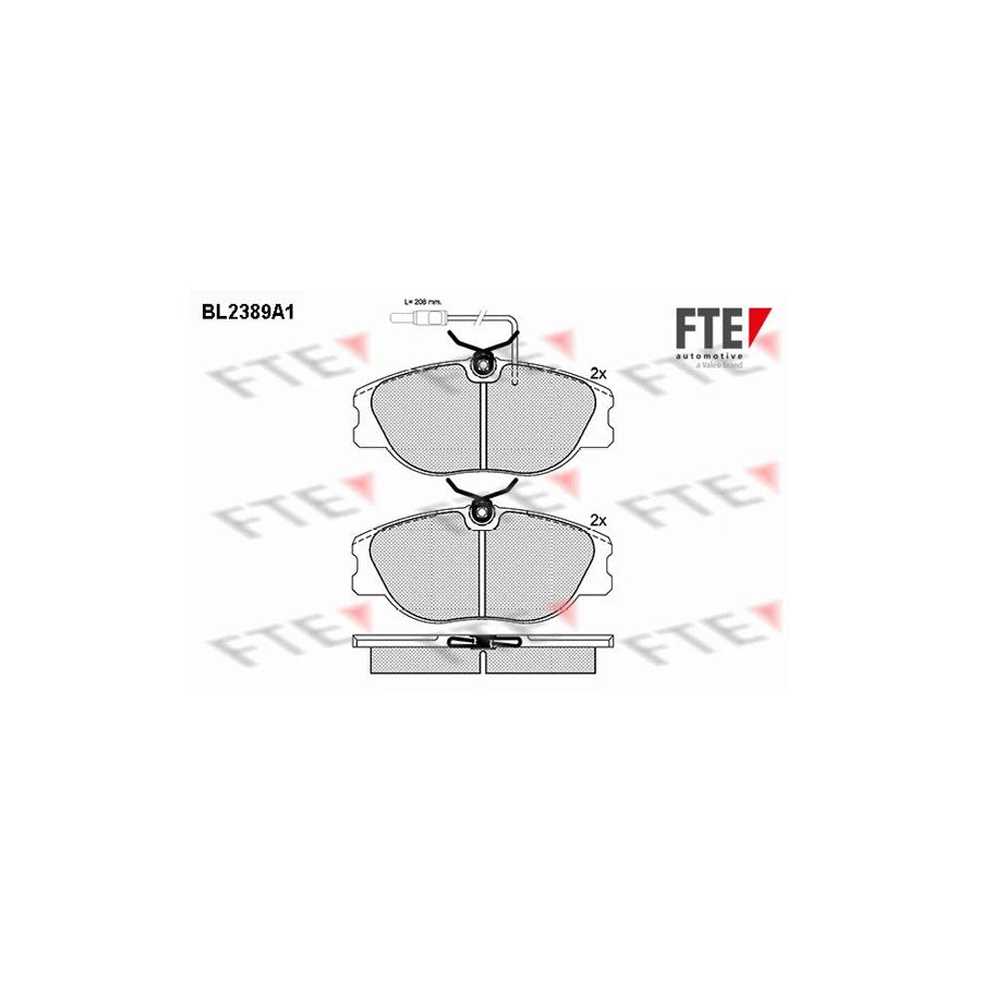 Fte BL2389A1 Brake Pad Set | ML Performance UK Car Parts