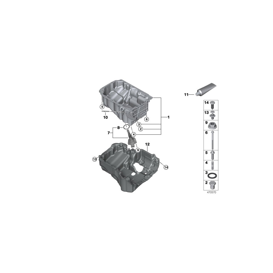 Genuine BMW 11148511645 F23 F22 F20 Cover, Acoustic (Inc. 318i, 116i & 418i) | ML Performance UK Car Parts