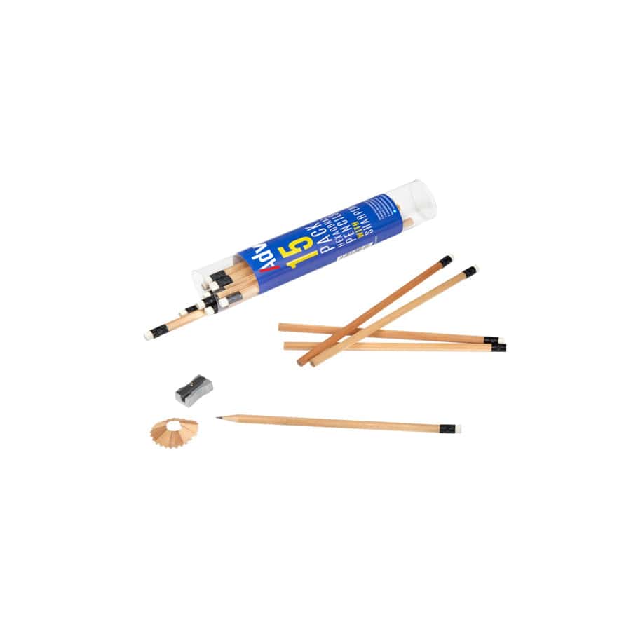 Advent ADVAPTUB15 Hexagonal HB Pencils & Sharpener (Tub 15) | ML Performance UK