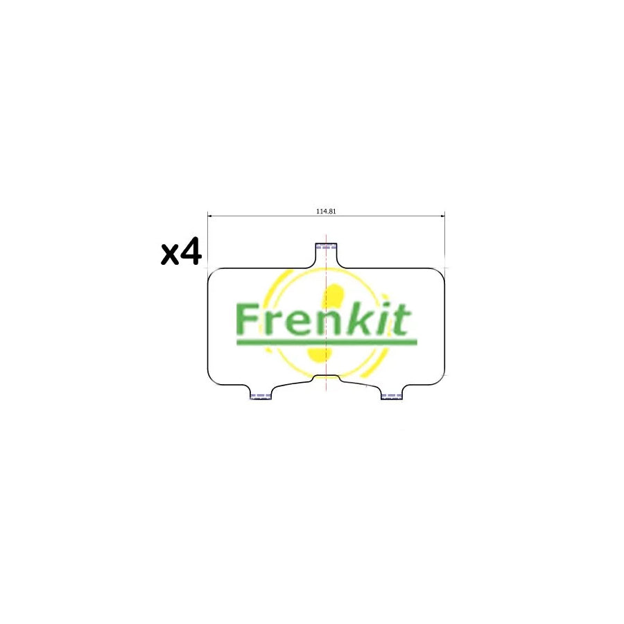 Frenkit 940570 Anti-Squeal Foil, Brake Pad (Back Plate) | ML Performance UK Car Parts