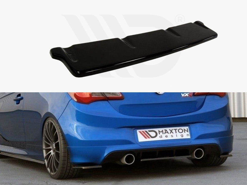 Maxton Design OP-CO-E-OPC-RD1T Central Rear Splitter Opel Corsa E OPC / VXR | ML Performance UK Car Parts