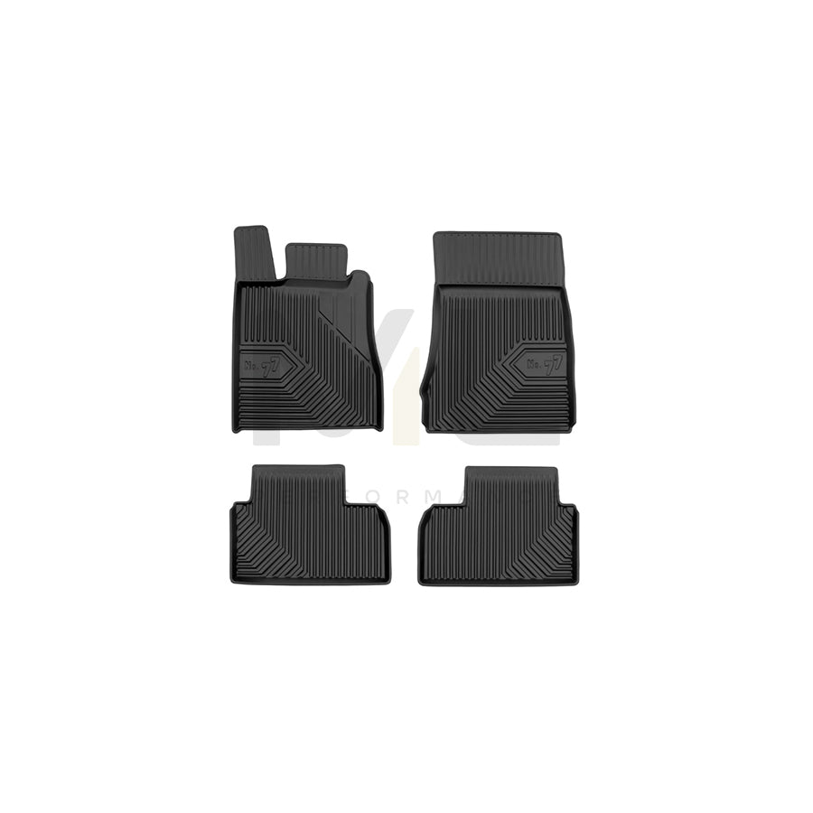 FROGUM Tailored, No.77 77407985 Floor mat set suitable for MERCEDES-BENZ S-Class Saloon (W220) Elastomer, Front and Rear, Quantity: 4, Black | ML Performance Car Parts