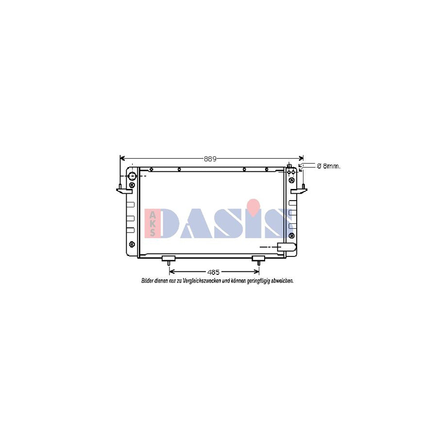 AKS Dasis 370440N Engine Radiator | ML Performance UK