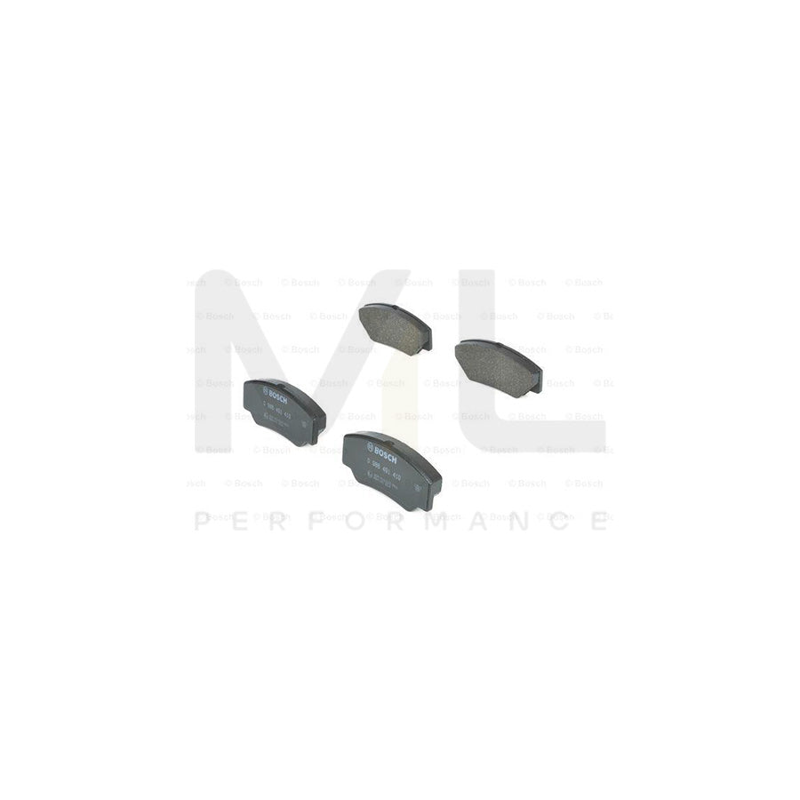 Bosch 0986491410 Brake Pad Set For Ford Transit With Anti-Squeak Plate, With Mounting Manual BP782 | ML Performance Car Parts