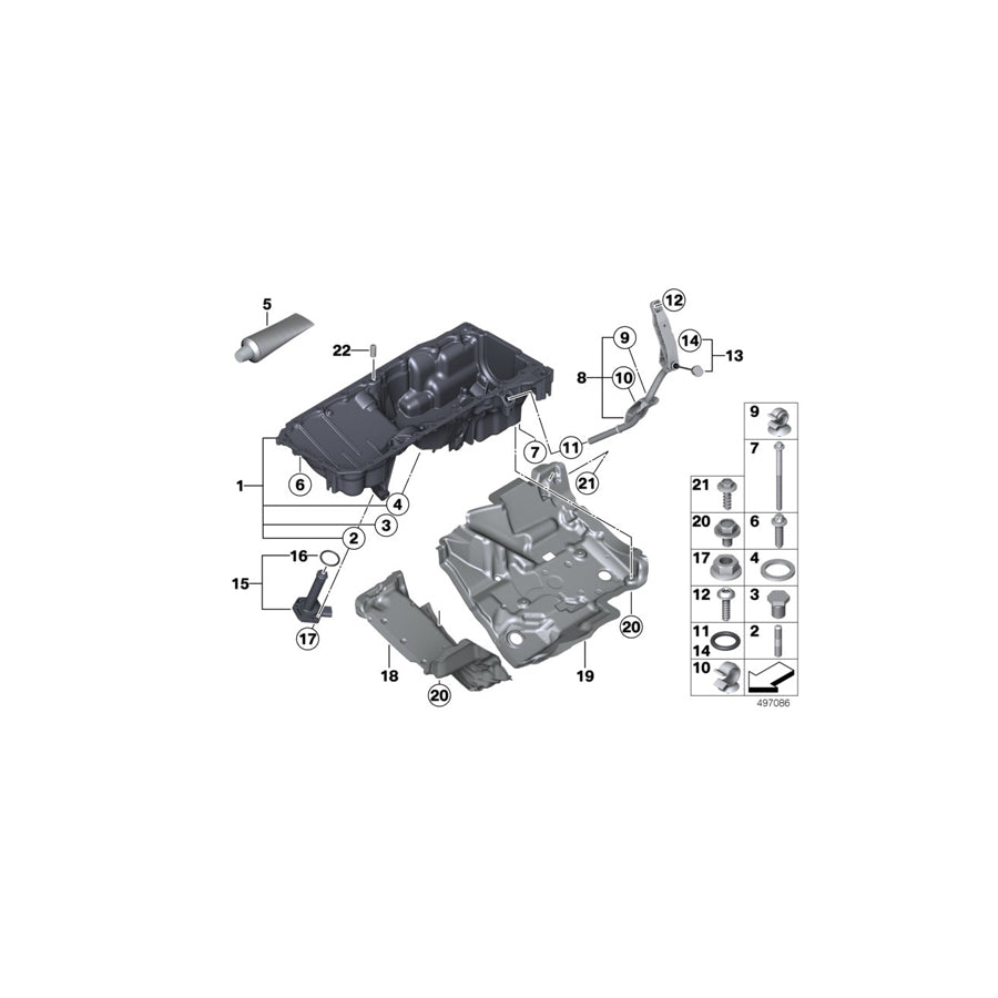 Genuine BMW 11148512457 F30 F33 F34 Cover, Acoustic (Inc. X3 35dX, 335dX & X4 30dX) | ML Performance UK Car Parts