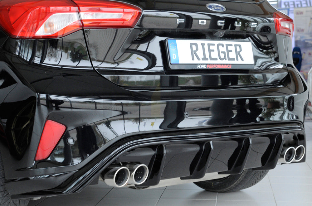 Rieger 00088195 Ford DEH Focus 4 Rear Diffuser (Inc. Focus 4 ST) 7 | ML Performance UK Car Parts