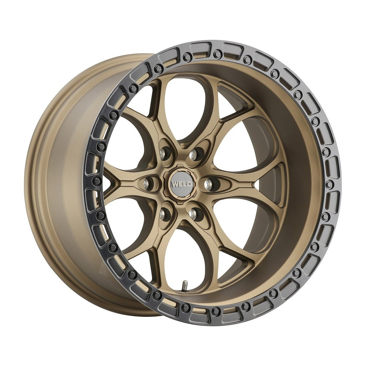 Weld W10600084600 Ledge 6 W106 Wheel 20x10 6x139.7 ET13 BS6 Satin Bronze - Satin Black