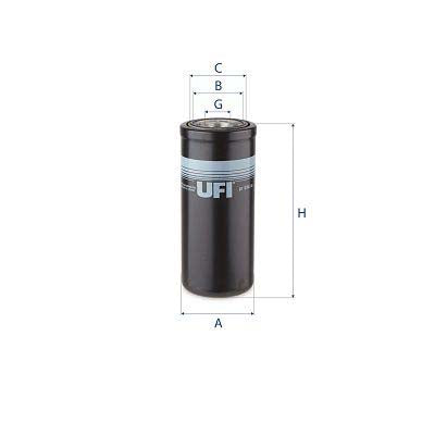 UFI 87.014.00 Filter, Operating Hydraulics