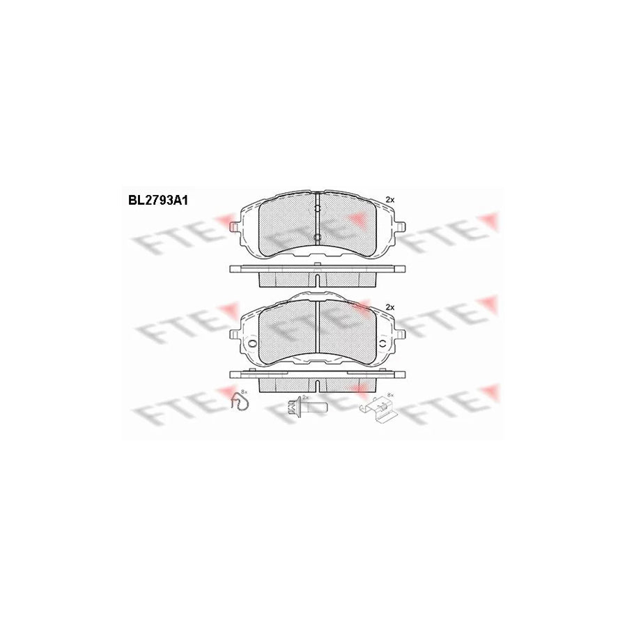 Fte 9010986 Brake Pad Set | ML Performance UK Car Parts