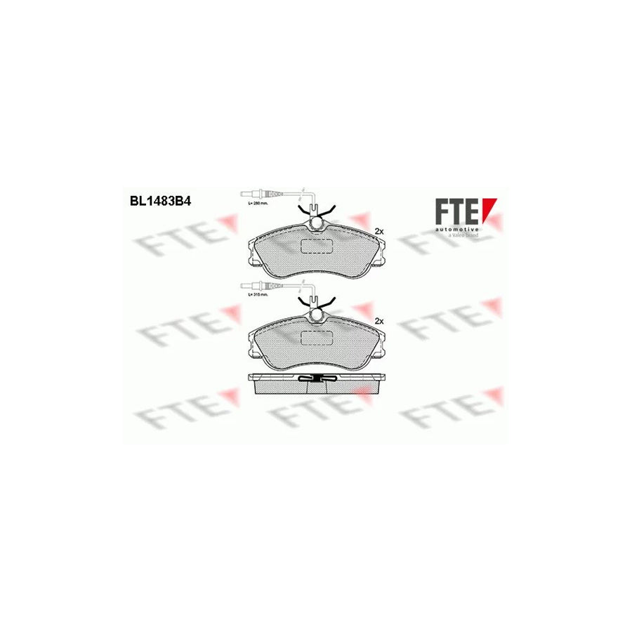 Fte BL1483B4 Brake Pad Set | ML Performance UK Car Parts