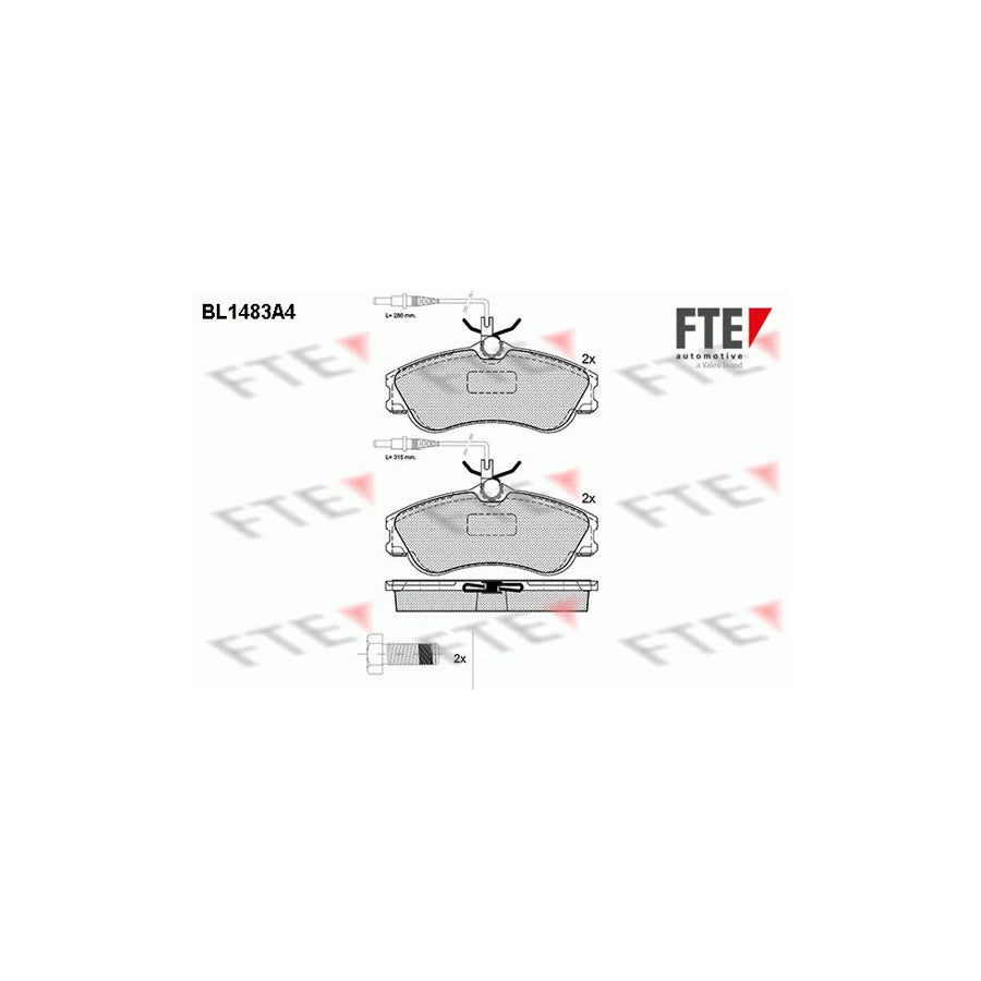 Fte BL1483A4 Brake Pad Set | ML Performance UK Car Parts