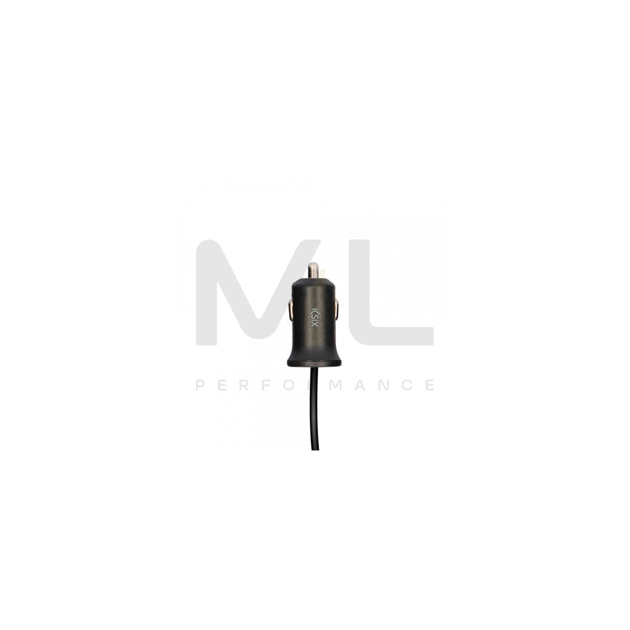 KSIX B1740CR2A In-car charger 1m, micro USB, Black | ML Performance Car Parts