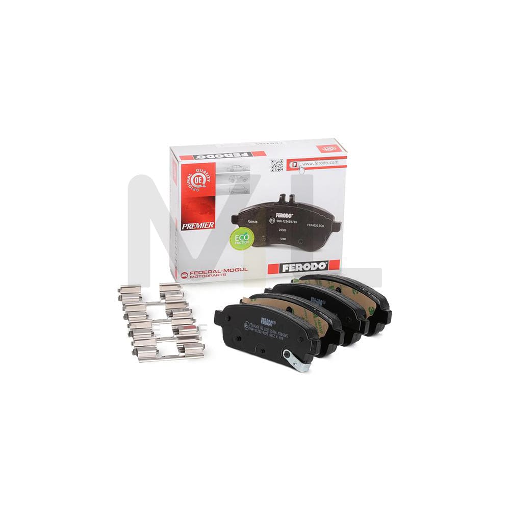 Ferodo Premier Eco Friction Fvr1131 Brake Pad Set For Vw Transporter Not Prepared For Wear Indicator, With Piston Clip, With Accessories | ML Performance Car Parts