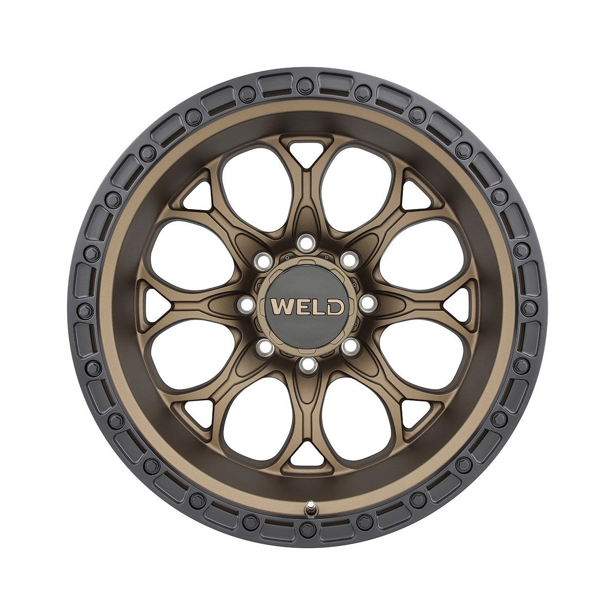 Weld W10600017476 Ledge 8 W106 Wheel 20x10 8x170 ET-18 BS4.75 Satin Bronze - Satin Black