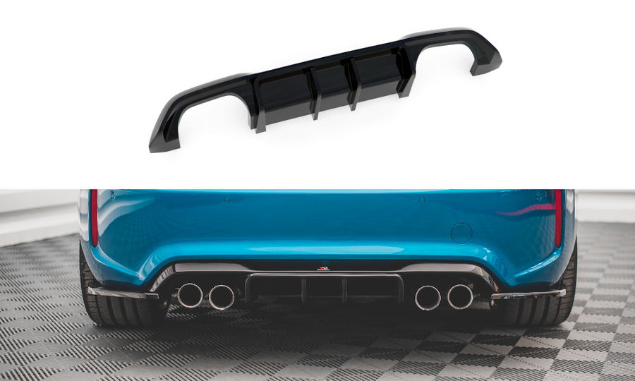 Maxton Design BM-2-87-M-RS1T Rear Valance BMW M2 F87 | ML Performance UK Car Parts