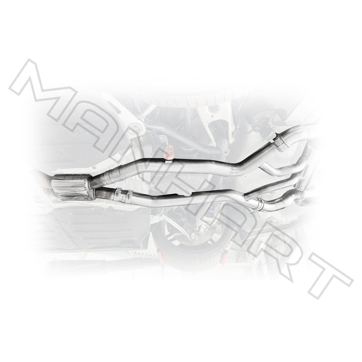 MANHART MH5G8011200-1 SLIP-ON SPORT EXHAUST FOR BMW G8X M3 / M4 (COMPETITION / CSL) WITH VALVE CONTROL