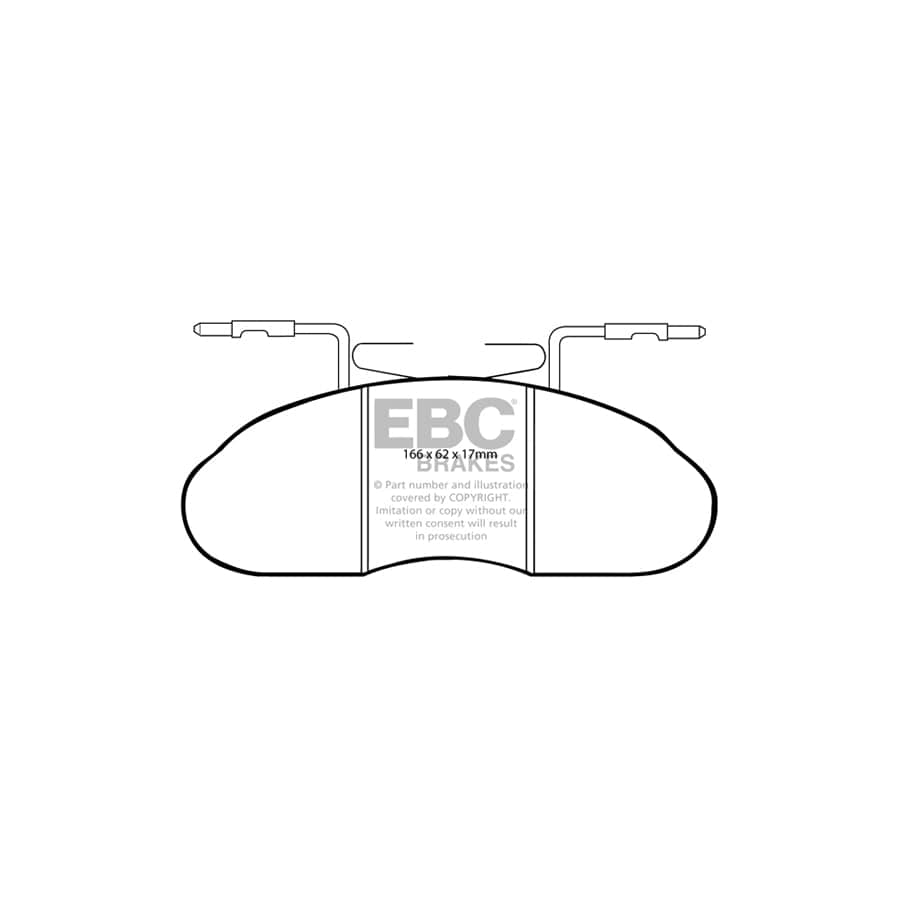 EBC PDKF1727 Renault Master Ultimax Front Brake Pad & Plain Disc Kit 2 | ML Performance UK Car Parts