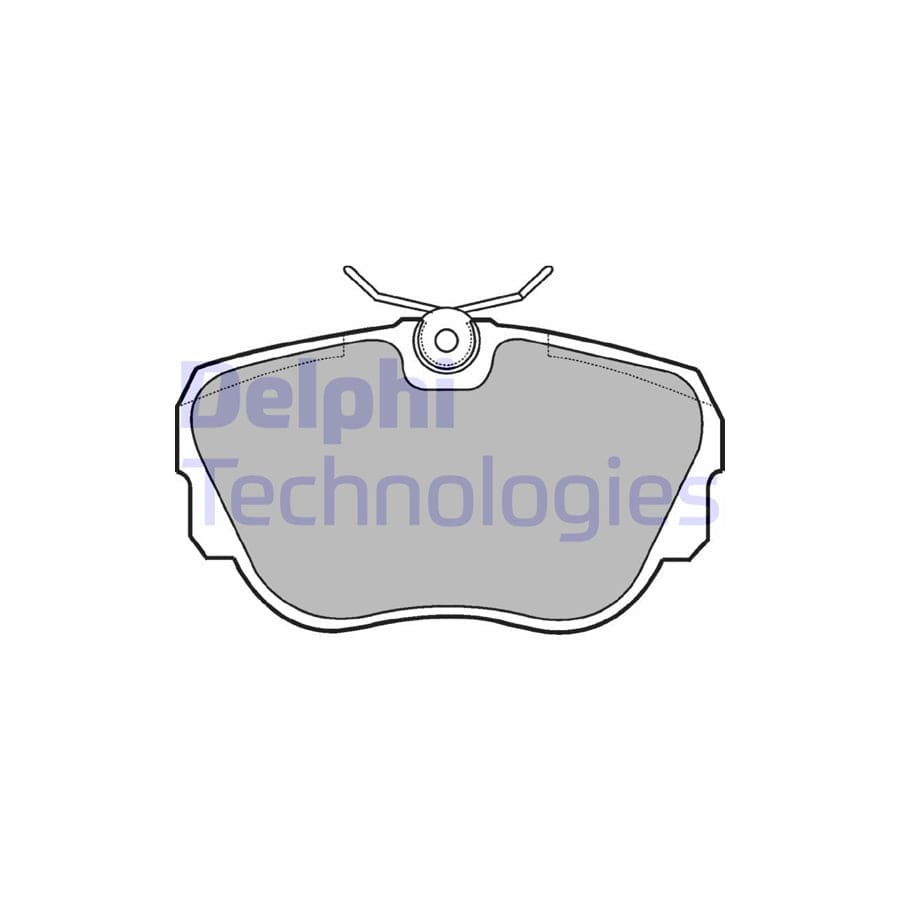 Delphi Lp596 Brake Pad Set