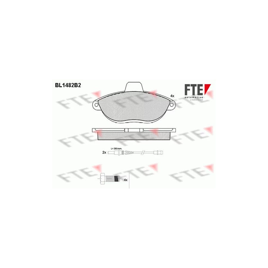 Fte BL1482B2 Brake Pad Set | ML Performance UK Car Parts