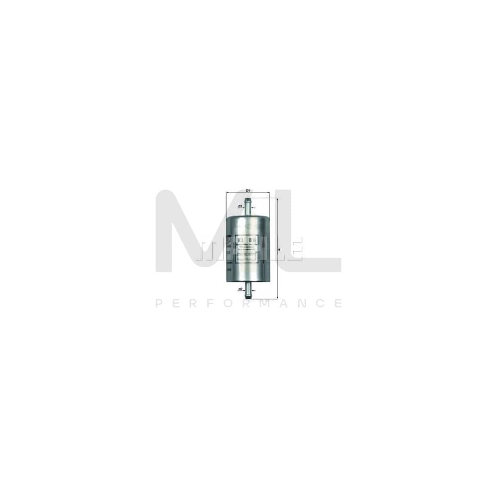 MAHLE ORIGINAL KL 86 Fuel filter In-Line Filter | ML Performance Car Parts