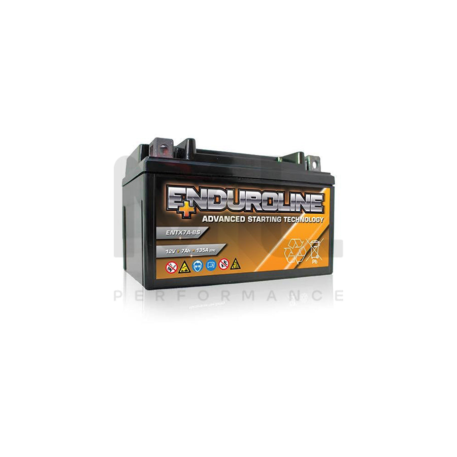 ENTX7A-BS Enduroline Advanced Motorcycle Battery 12V 7Ah | Car Batteries UK | ML Performance Car Parts