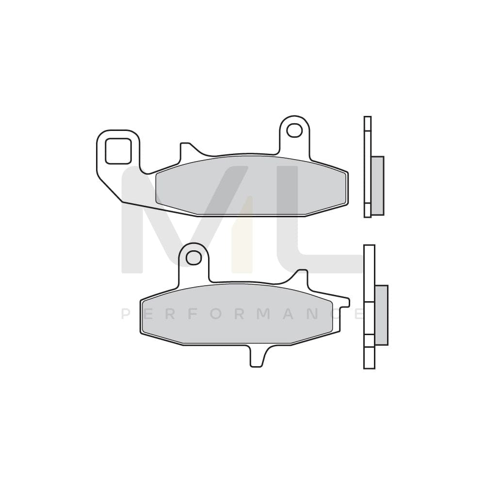 Brembo Carbon Ceramic, Road 07Su1509 Brake Pad Set Front And Rear | ML Performance Car Parts