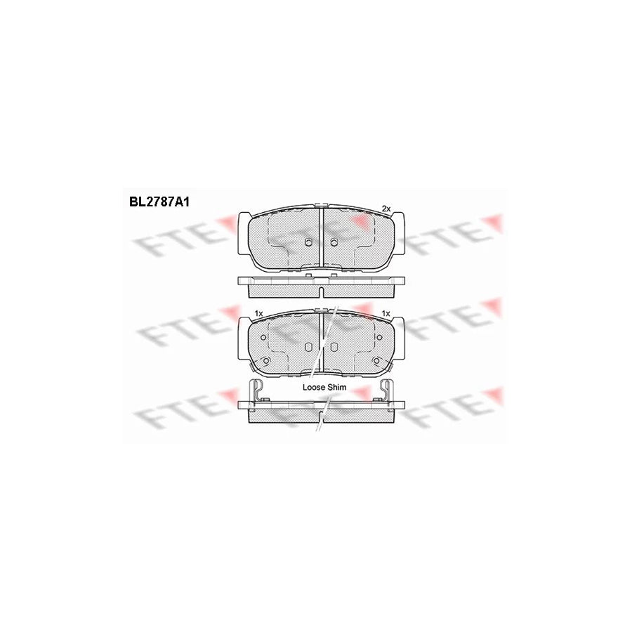 Fte 9010981 Brake Pad Set | ML Performance UK Car Parts