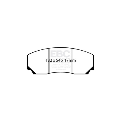 EBC DP8002RP1 Aston Martin Jaguar Noble Opel RP-1 Full Race Front/Rear Brake Pads - Girling/TRW/AP/ATE Caliper 2 | ML Performance UK Car Parts