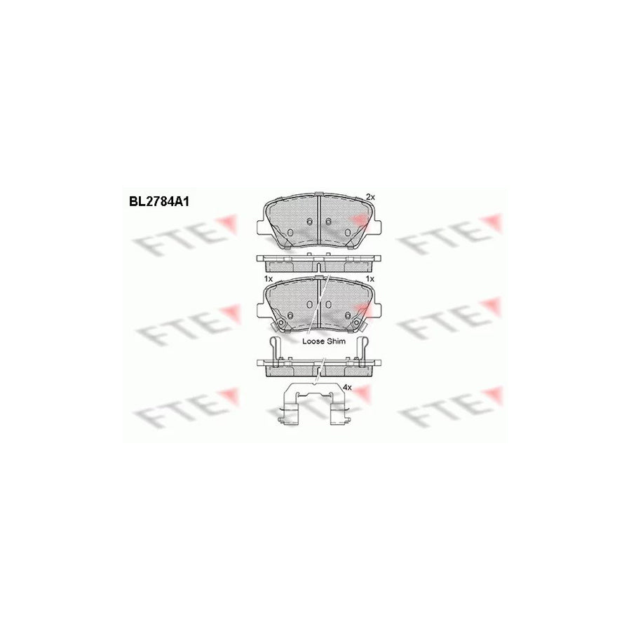 Fte 9010979 Brake Pad Set | ML Performance UK Car Parts