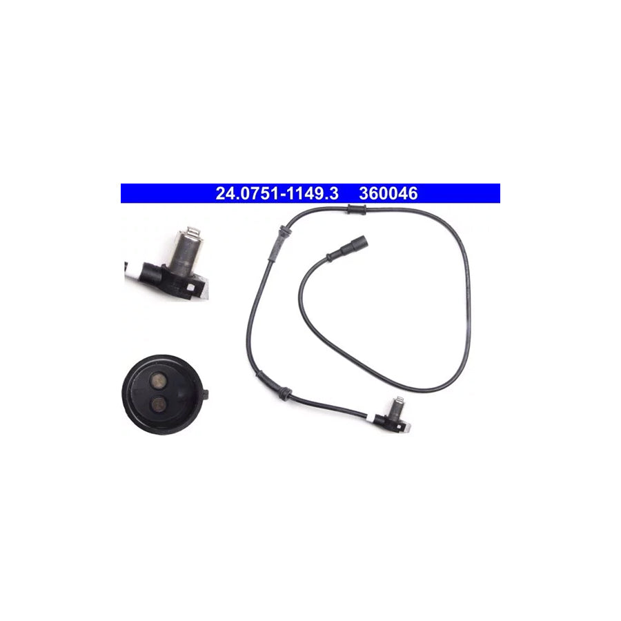 ATE 24.0751-1149.3 Abs Sensor For Fiat Brava